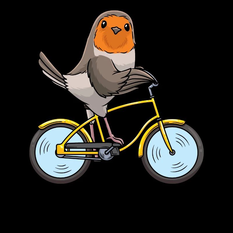 Robin Bird À vélo