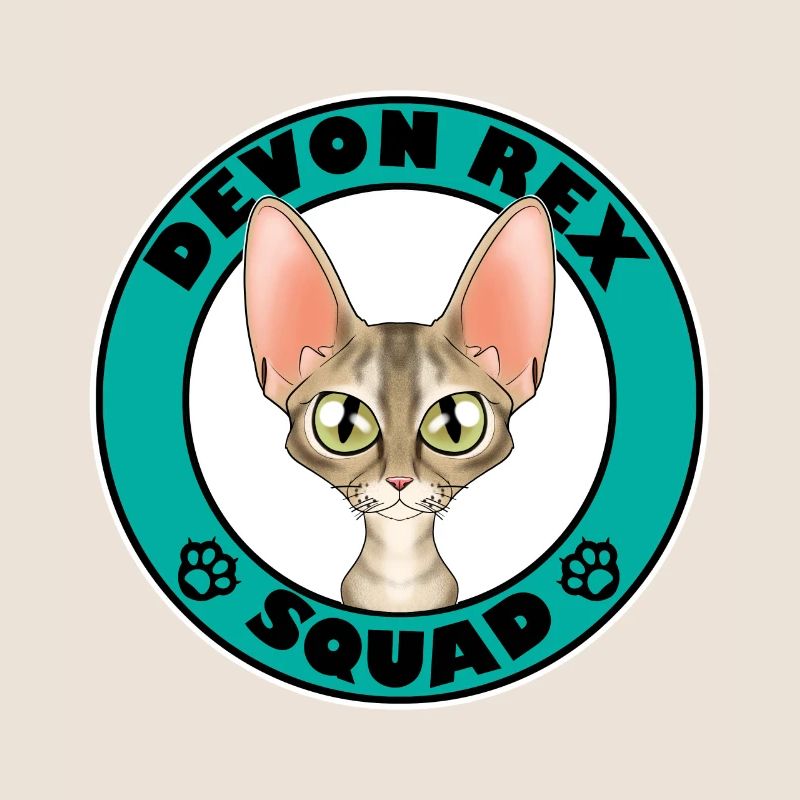 Devon Rex Squad I Cat Lover I Devon Rex Cat