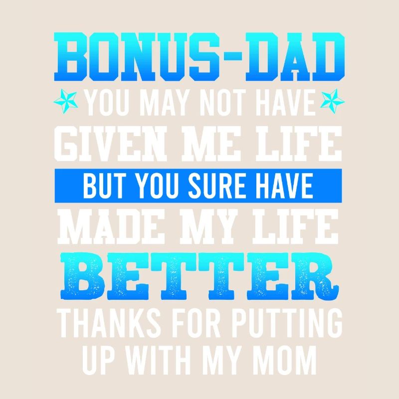 Thank you bonus-dad stepfather gratitude patchwork