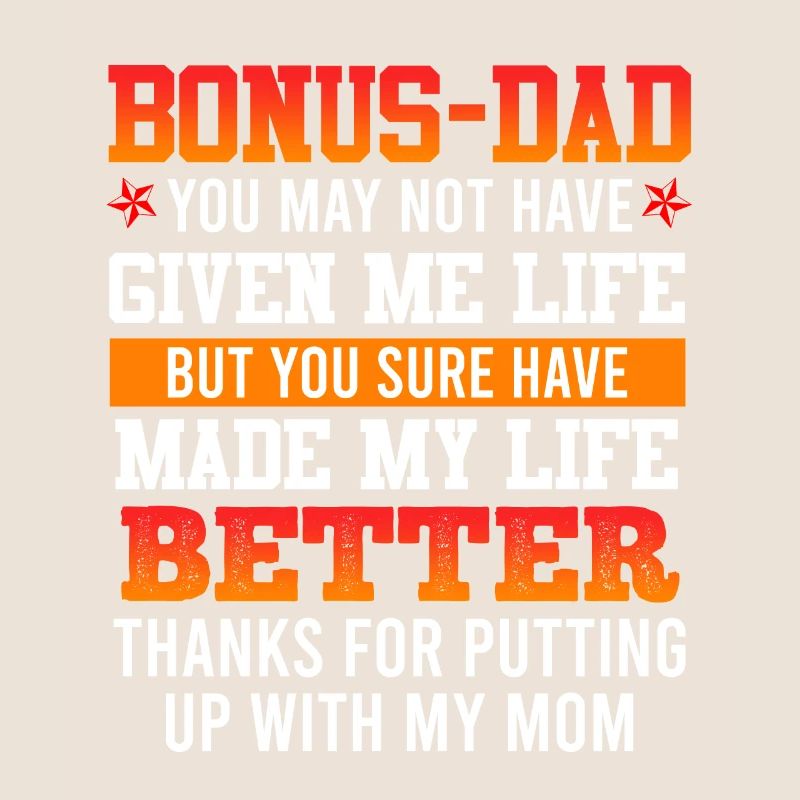 Merci bonus-papa beau-père gratitude patchwork