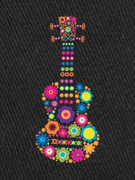 Ukulélé Instruments de Musique Fleurs