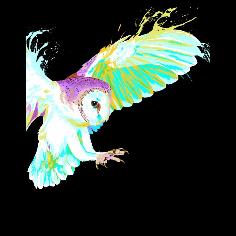 Flying Splash Bird Owl