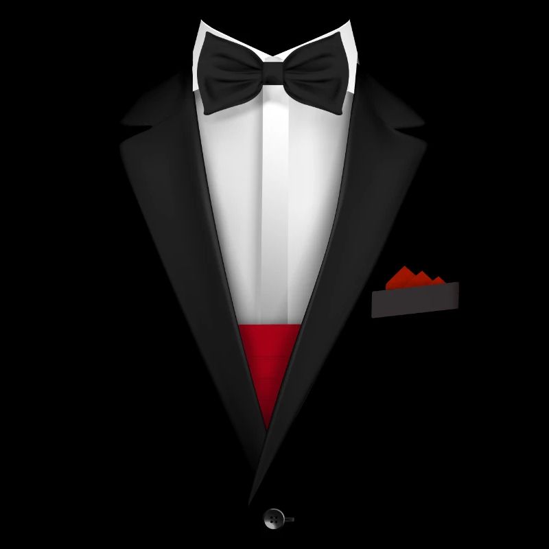 Conception de smoking avec nœud papillon pour les mariages et