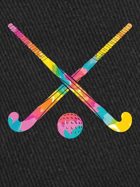 Hippie - Tie-Farbstoff-Feldhockey