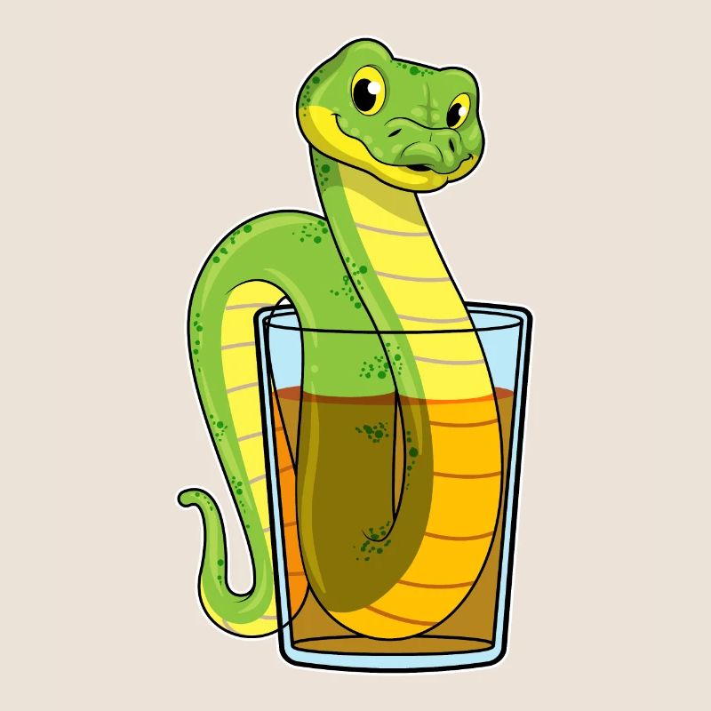 Serpent au jus