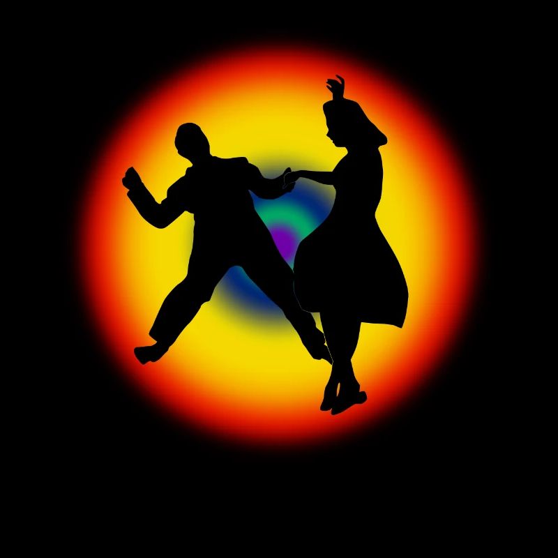 Boogie Woogie RetroTänzer Swing