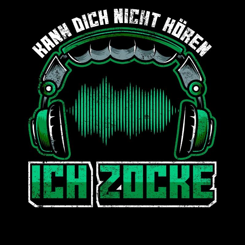Gamer | Zocker Spruch mit Headset