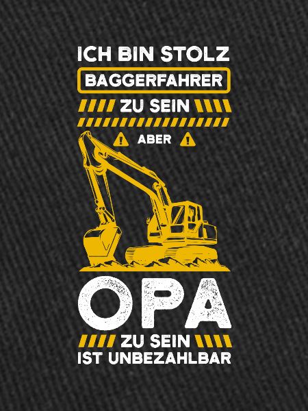 Bagger Opa Baggerfahrer Geschenk