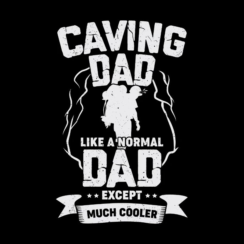 Caving Papa Caver Father Gift
