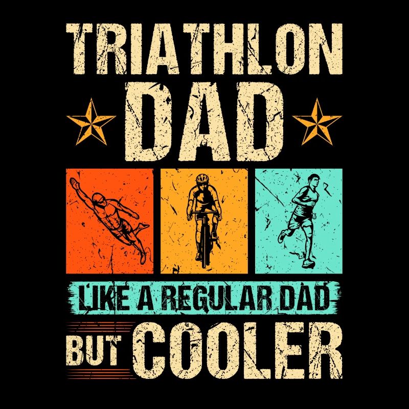 Triathlon Dad Triathlet Vater