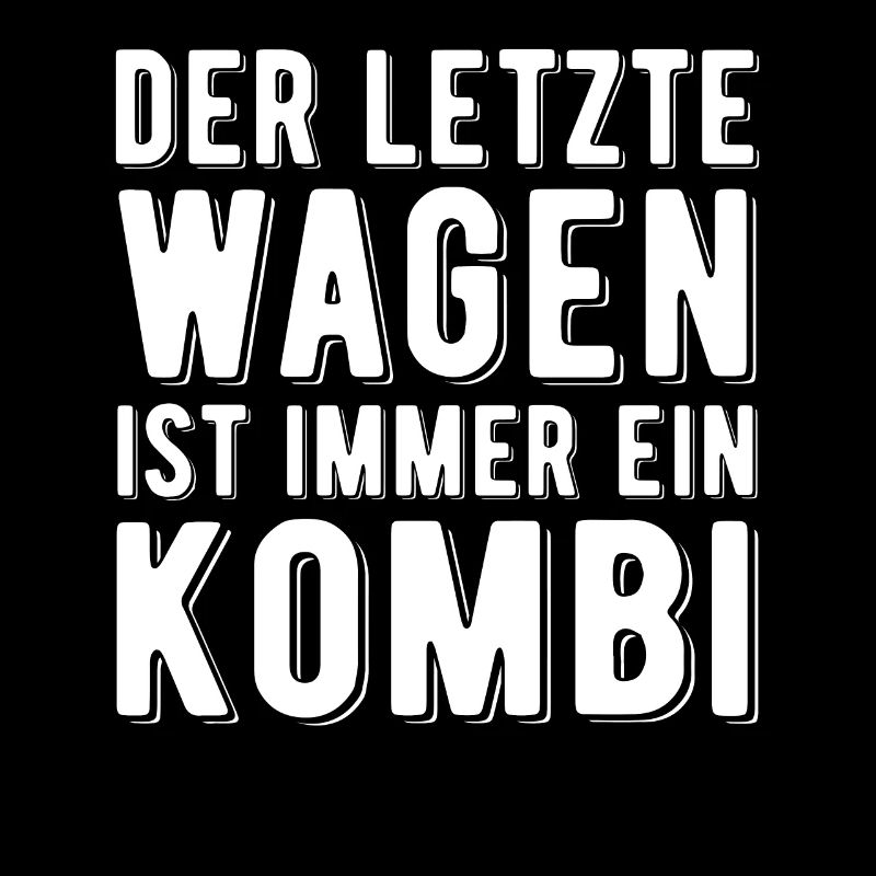 Der letzte Wagen ist ein Kombi schwarzer Humor