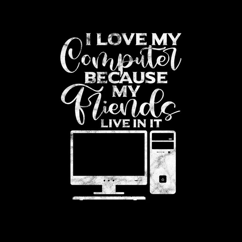 Computer Nerd PC Programmierer Informatik Geschenk
