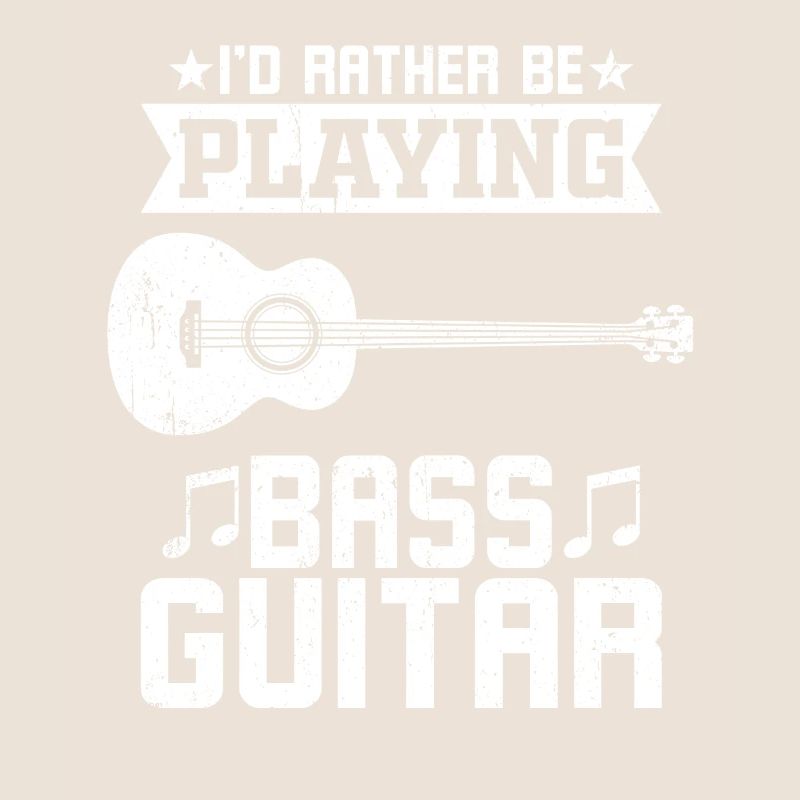 Je préfère jouer de la basse
