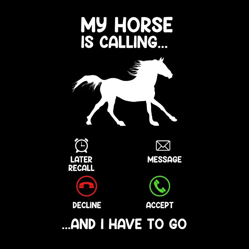 Mon cheval appelle - Je dois aller cavalier