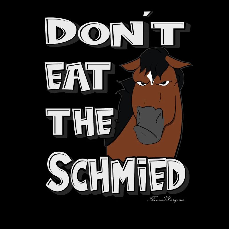 don't eat the blacksmith funny grim horse