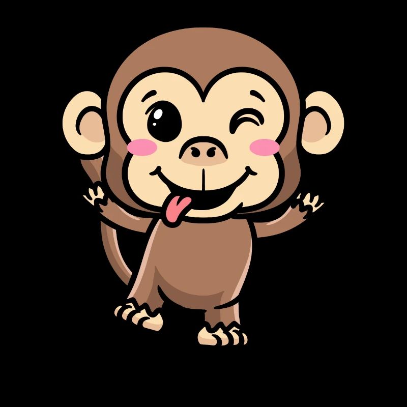 Monkey Emoticon Emotion Monkey Lover