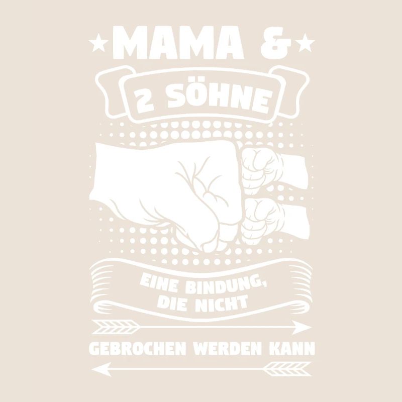 Mama 2 Söhne Mutter Geschenk