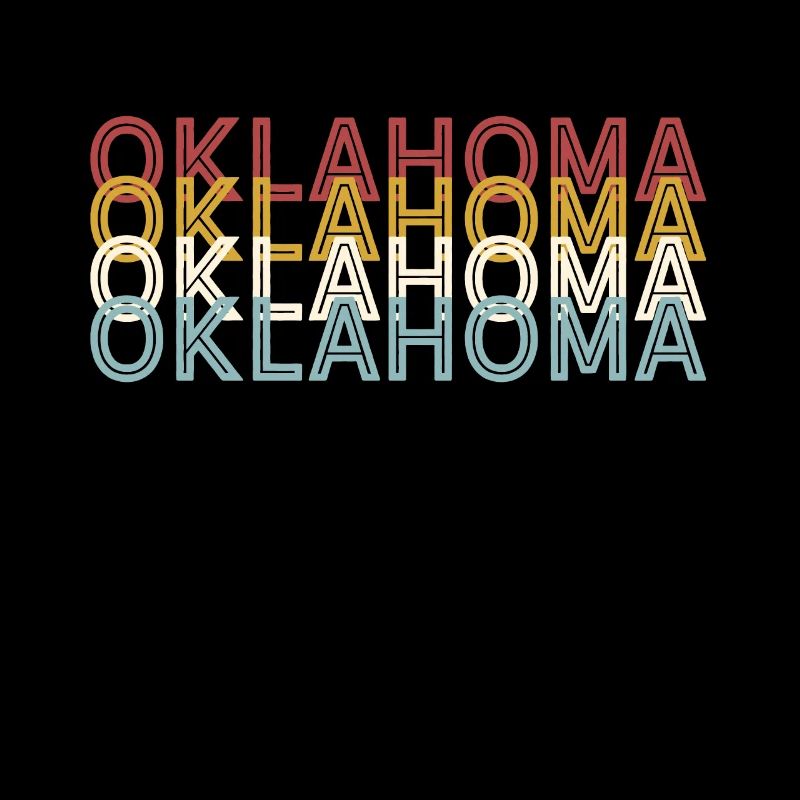 US 70er Retro State Vintage Oklahoma