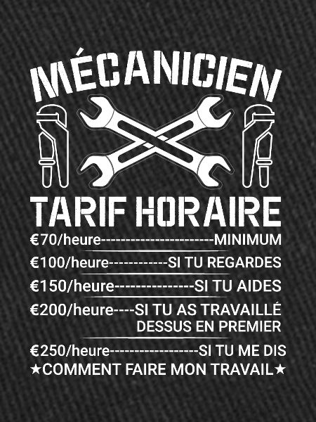 Mécanicien Tarif Horaire, Attention