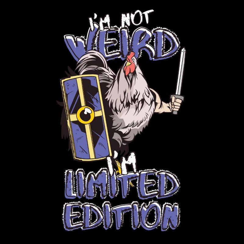Cartoon Chicken Knight - Édition Limitée - Dicton