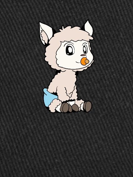 Bébé Lama Kawaii