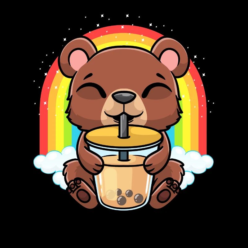 Brown Bear Kawaii Bubble Tea Boba