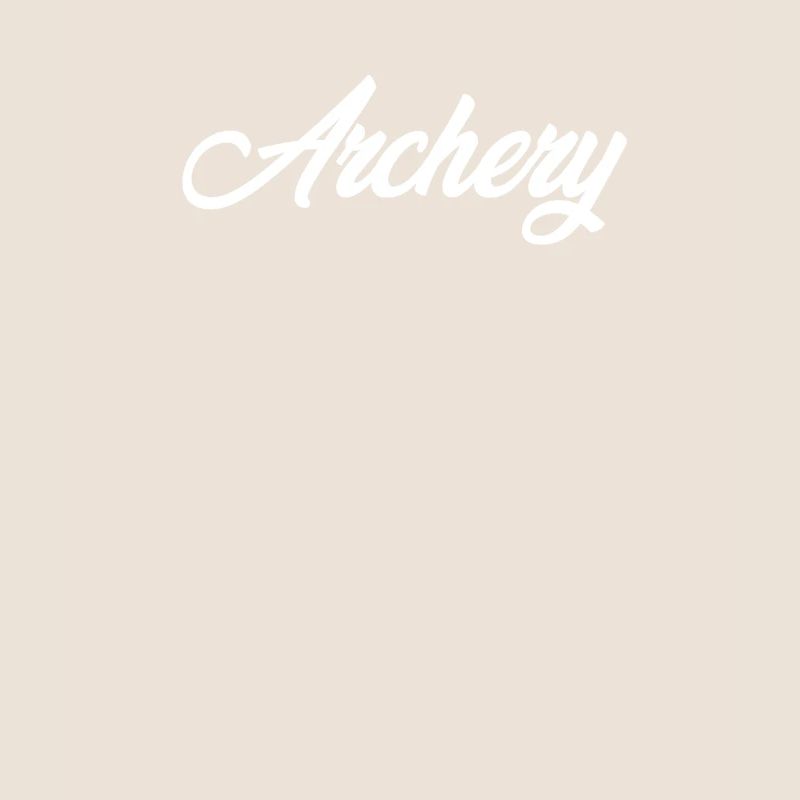 ARCHERY CURSIVE TEXT NOVELTY HOBBY