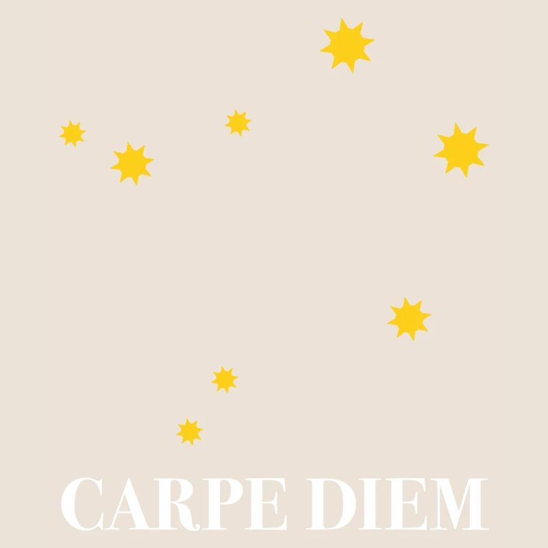 Carpe Diem nutze den Tag Sternbild Waage Libra Ode