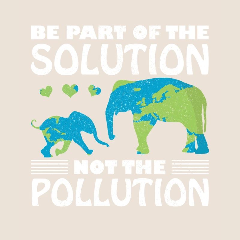 Erde Tag Elefant Spruch Umwelt Klima Geschenkidee