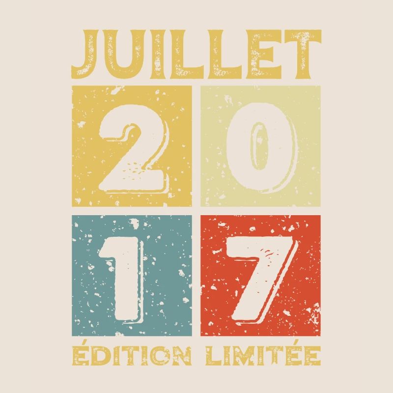 Juillet 2017 Original Idée Cadeau Anniversaire