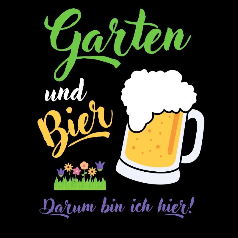 Garten und Bier Hobbygärtner Gartenbau Geschenk