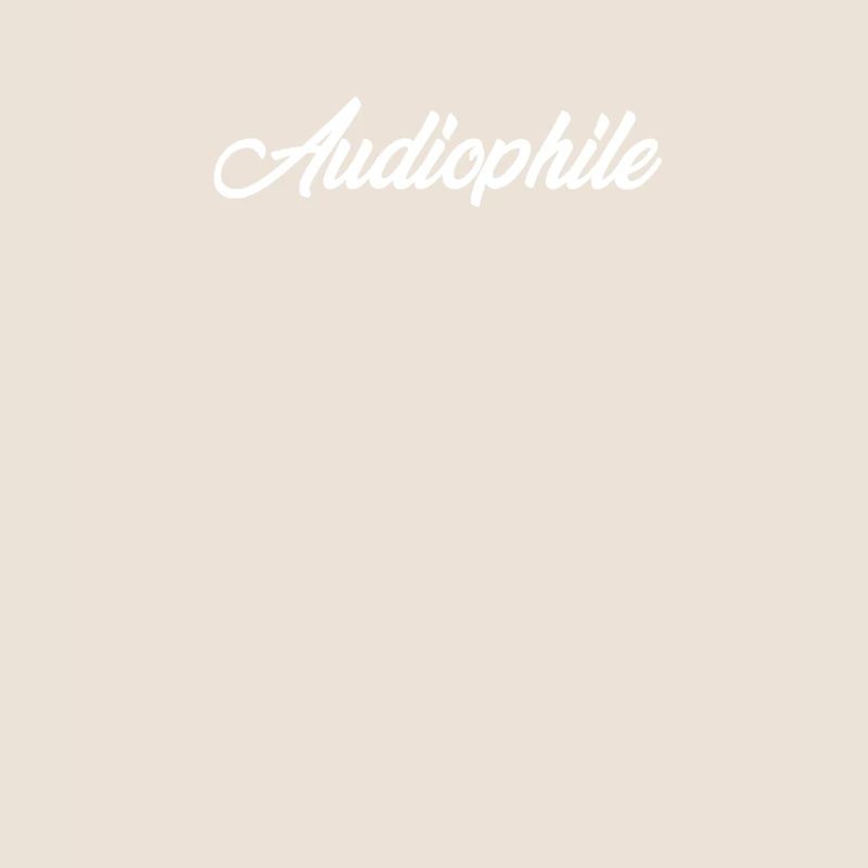 AUDIOPHILE CURSIVE TEXT NOVELTY HOBBY