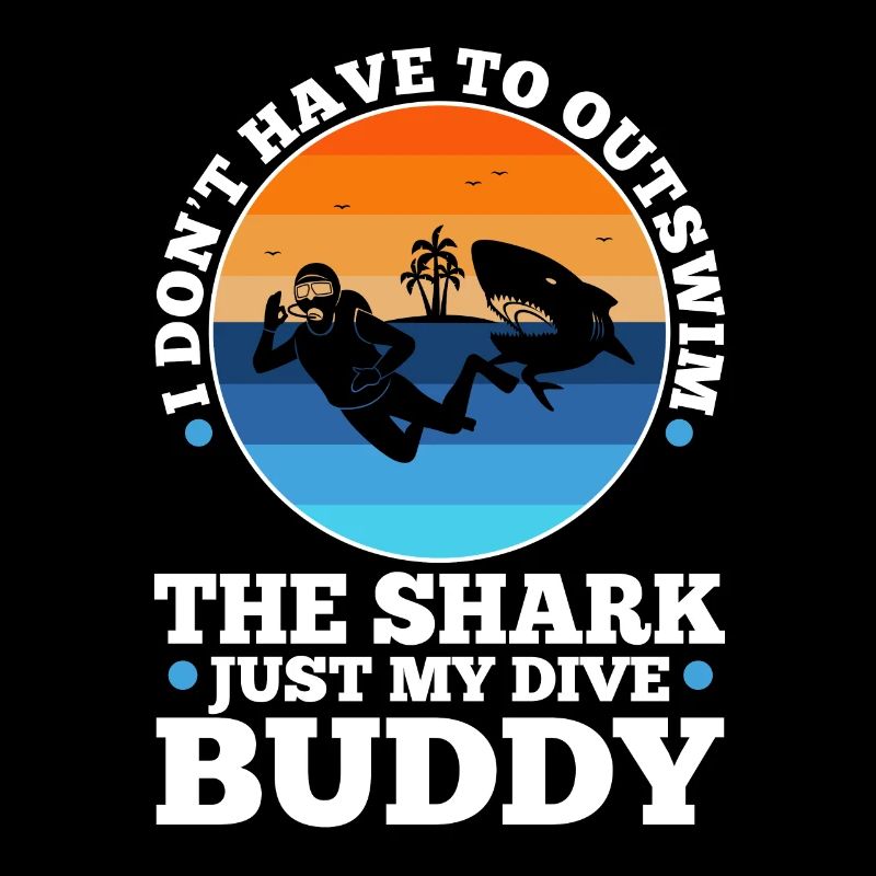 Je n’ai pas besoin de surpasser le requin de mon copain de plongée