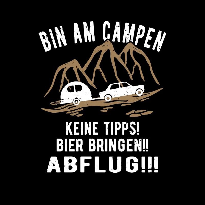 Bin am Campen Wohnwagen