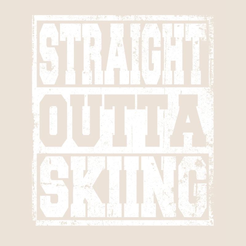 Skiing saying funny