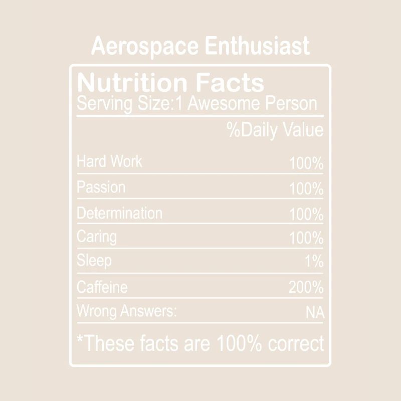 Faits nutritionnels pour les passionnés de l’aérospatiale