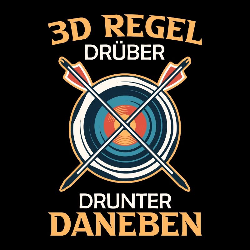 Drüber Drunter Daneben 3D Regel Bogenschießen