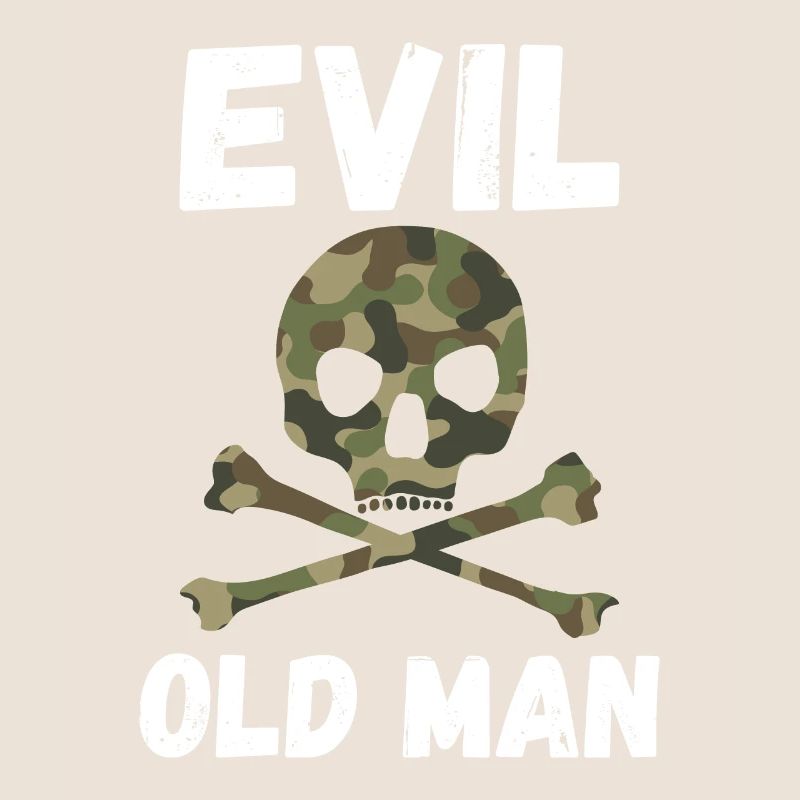 Evil old man The Evil Old Man Skull