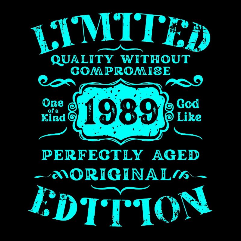 Geburtstag 1989 Limited Edition Geschenk Used Cool