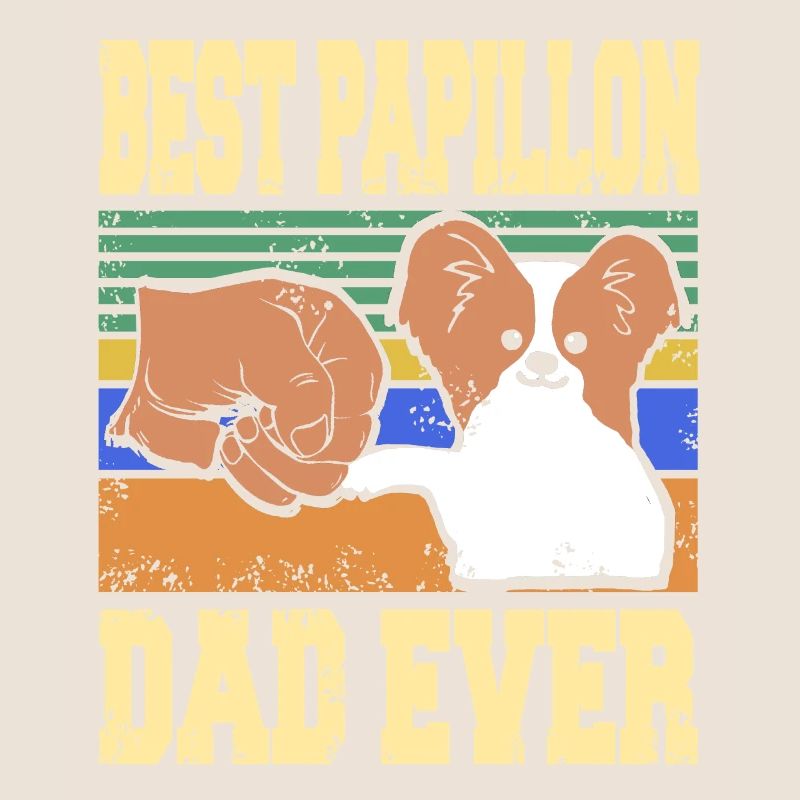 Best Papillon Papa Ever Toy Spaniel