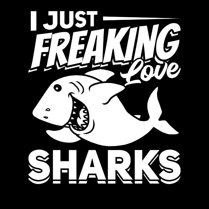Grand poisson de requin blanc J’adore les requins