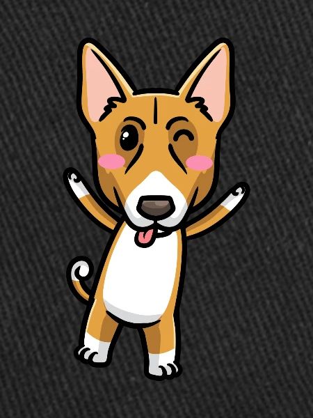 Émoticône de chien Basenji