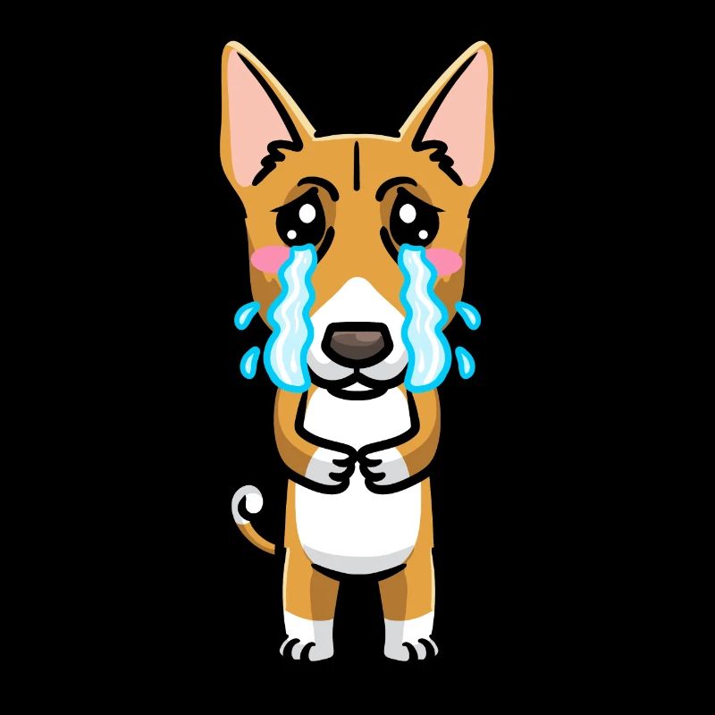 Basenji Hund Emoticon