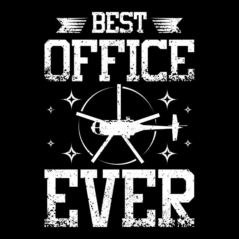 Best office ever helicopter