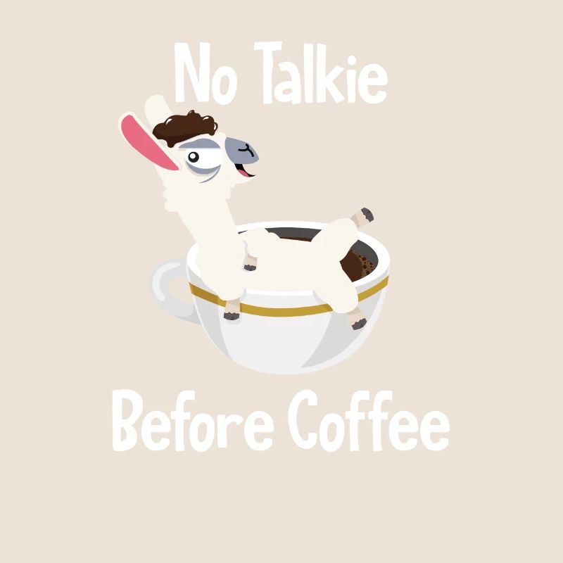 No Talkie Before Coffee Vicuna Guanaco Llama