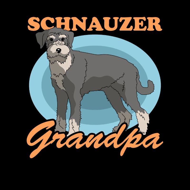 Schnauzer Grandpa Hunde Hundebesitzer Geschenk