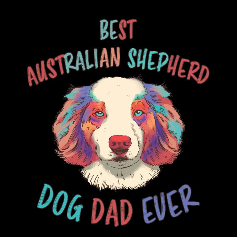 Australian Shepherd Papa Fun Shepherd Dog Gift