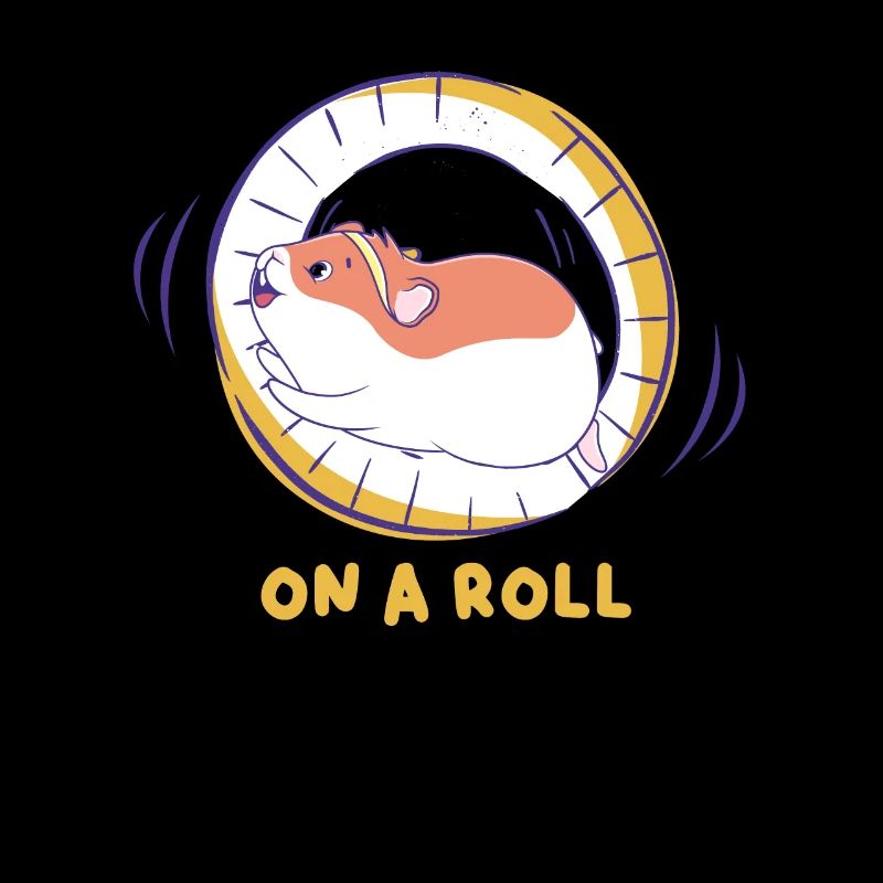 Hamster On A Roll Hamsterrad Geschenk