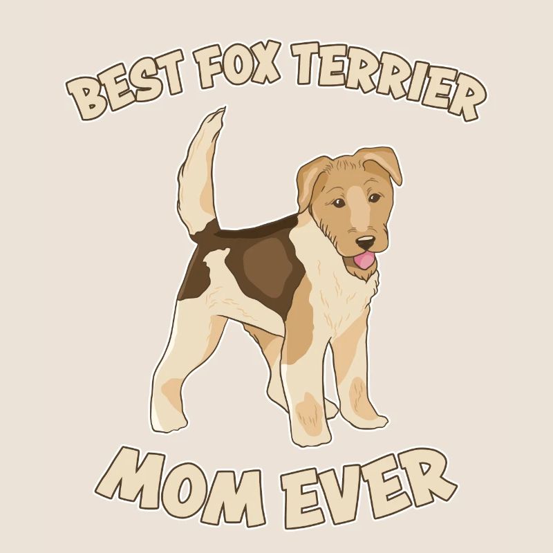 Fox Terrier Mom Hund Spruch Foxterrier Geschenk