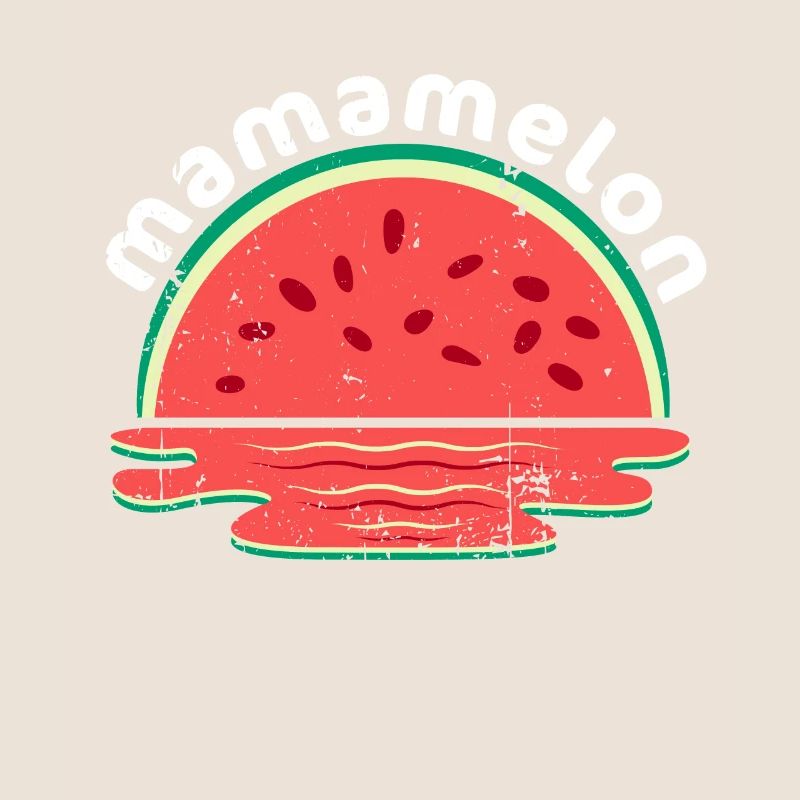 Mamamelon Pastèque Mama Mignon Coucher de soleil d’été